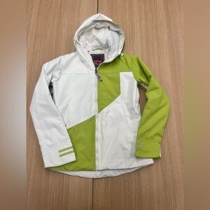 Sims Snowboarding Jacket Women's Size Extra Small White Full Zippered